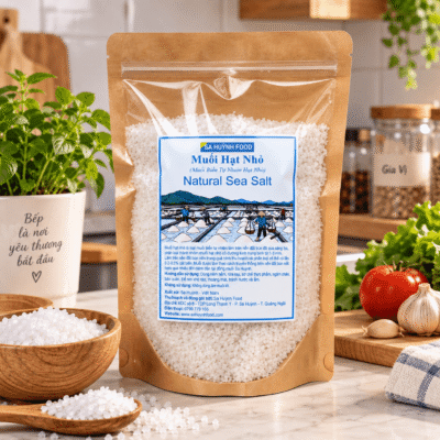 Muối Hạt Nhỏ Loại 1Kg – Muối Hạt Sa Huỳnh